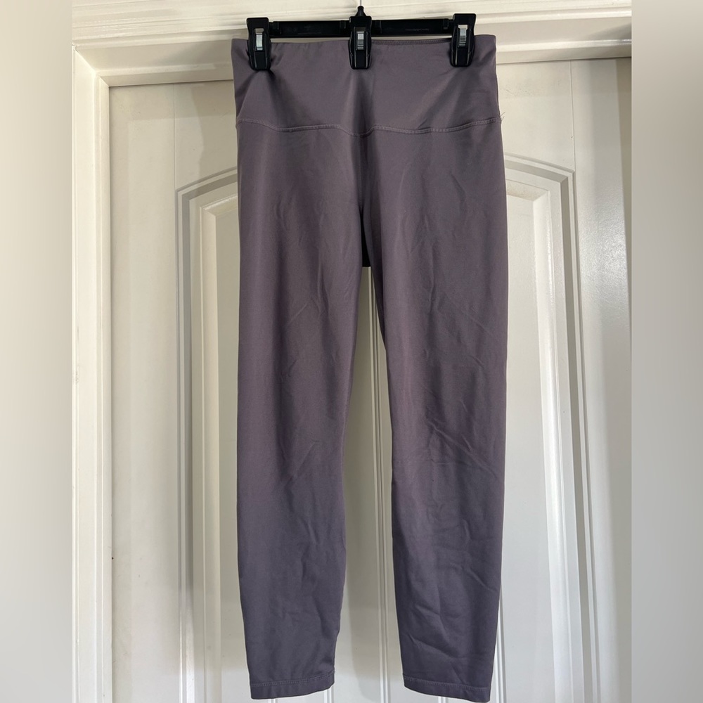 Velocity Leggings Large in Gray/Purple